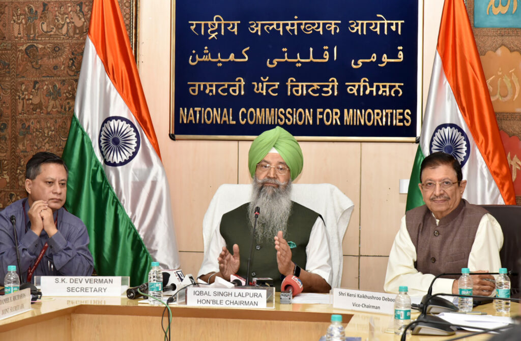 The Chairman National Commission For Minorities Iqbal Singh Lalpura