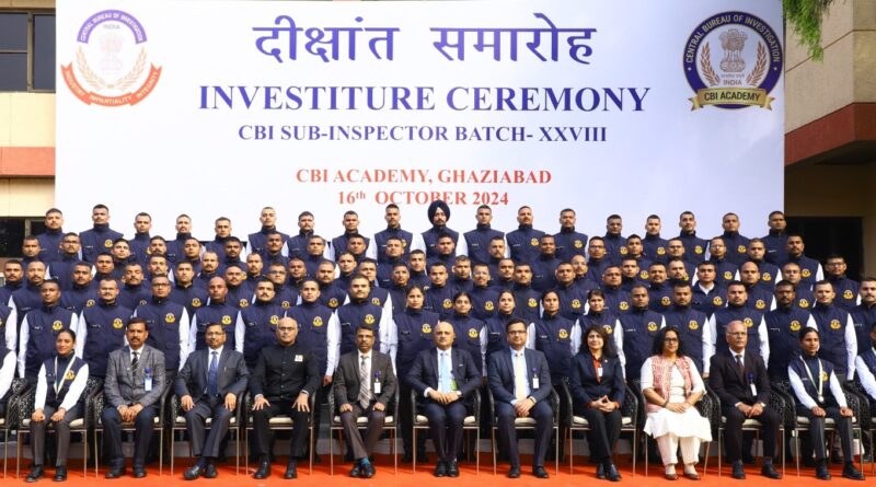 Investiture Ceremony for the 92nd Batch Of CBI Sub-Inspectors: Director Praveen Sood Urges Young Officers To Prioritize Organizational Excellence